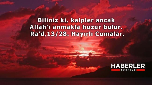 20 Ekim 2023 En güzel ve anlamlı cuma mesajları! Resimli ,Hadis'li Dua'lı Cuma Mesajları