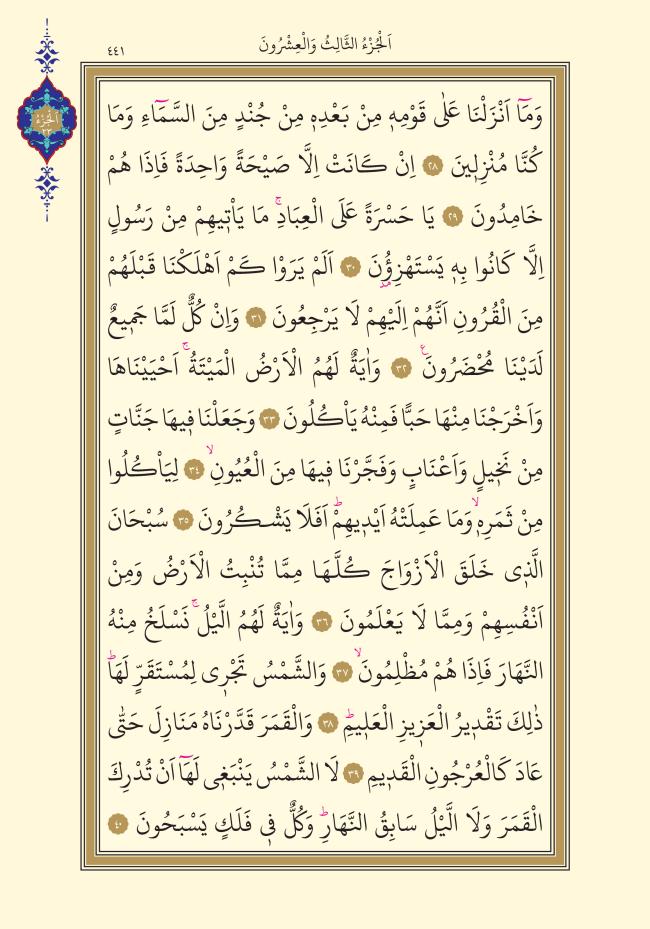 Yasin Suresi Türkçe, Arapça okunuşu ve anlamı