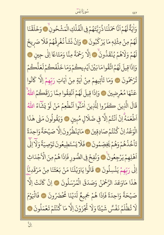 Yasin Suresi Türkçe, Arapça okunuşu ve anlamı