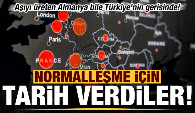 Son dakika: Aşıyı üreten Almanya bile Türkiye&#039;nin gerisinde! Olağanlaşma için tarih verdiler