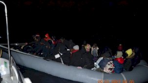 Yunan'ın vefata terk ettiği 48 göçmen kurtarıldı