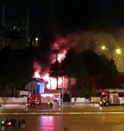 AFAD'ın yeni bina inşaatında yangın