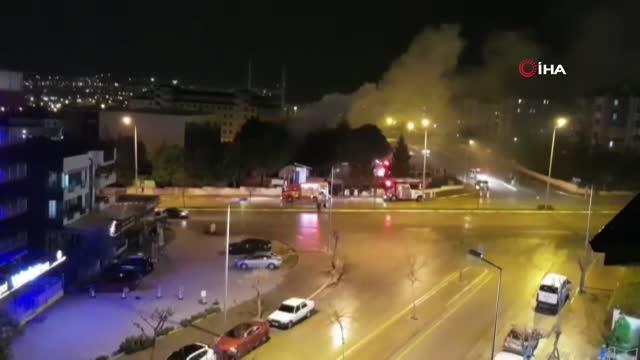 AFAD'ın yeni bina inşaatında yangın