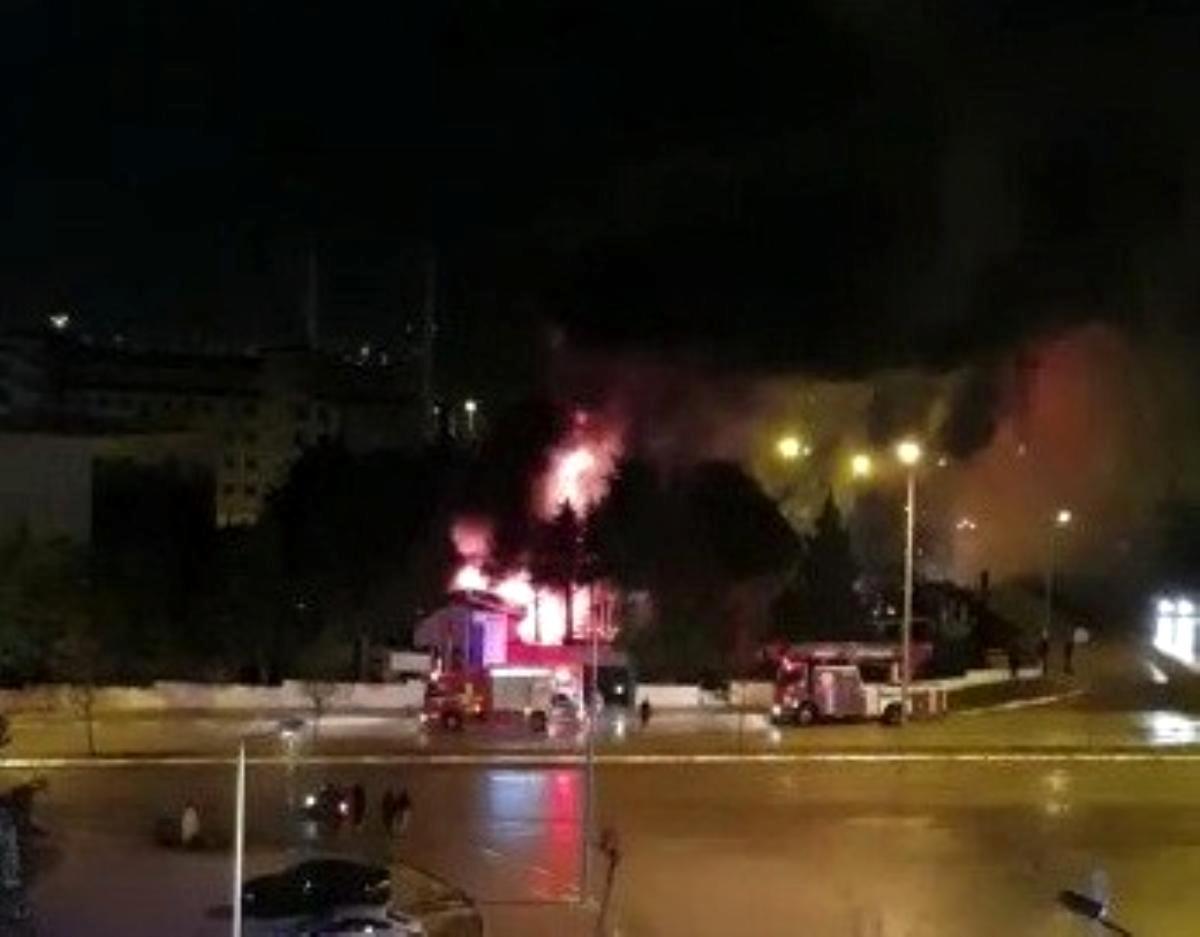 AFAD'ın yeni bina inşaatında yangın