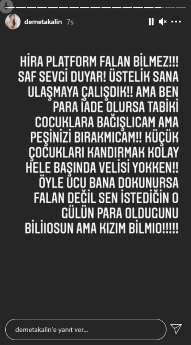 Demet Akalın TikTok kurbanı oldu! Küçük kızı, canlı yayınını izlediği şahsa tam 7 bin TL gönderdi