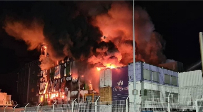 Fransız veri şirketi OVHcloud'da Meydana Gelen Yangın Bazı Sunuculardaki Verileri Yok Etti!