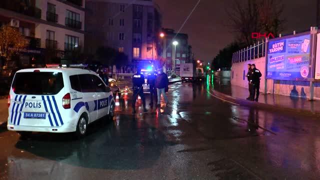 İSTANBUL-KAĞITHANE'DE İŞ YERİNİ TARAYIP KAÇAN SALDIRGANLAR KAZA YAPINCA YAKALANDI