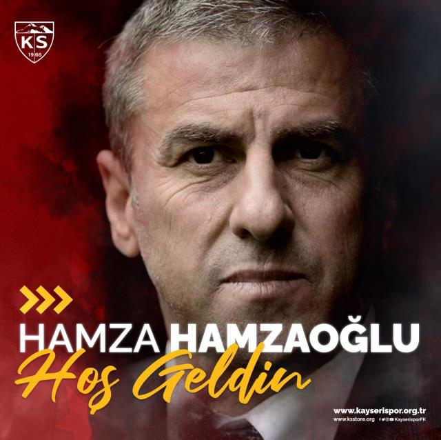 Kayserispor, teknik yöneticiliğe Hamza Hamzaoğlu'nu getirdi