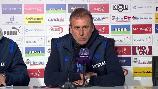 SPOR BB Erzurumspor - Trabzonspor maçının ardından