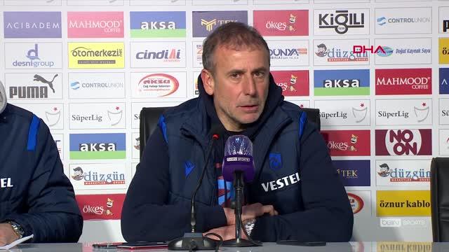 SPOR BB Erzurumspor - Trabzonspor maçının ardından