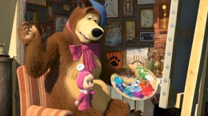 Maşa ile Koca Ayı Avrupa ve Afrika'da en sevilen üç çocuk cümbüş markası ortasına girdi