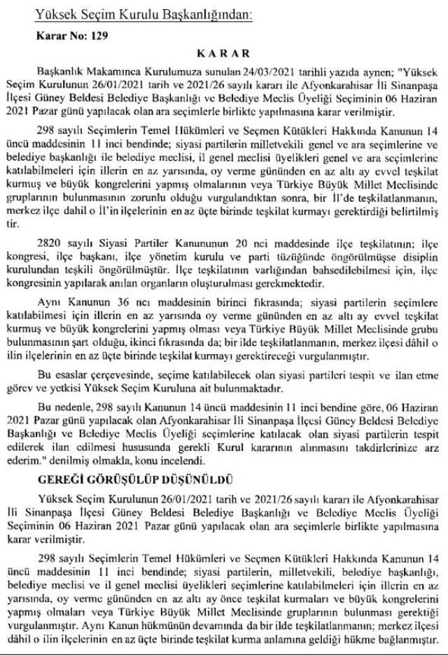 YSK, orta seçime girebilecek 19 partiyi açıkladı! Listede DEVA ve Gelecek Partisi yer almadı