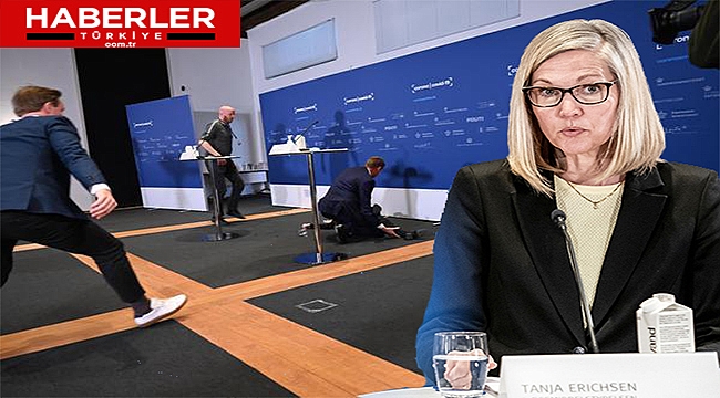 Canlı yayında AstraZeneca aşısının kullanımının durdurulduğunu açıklarken bayıldı