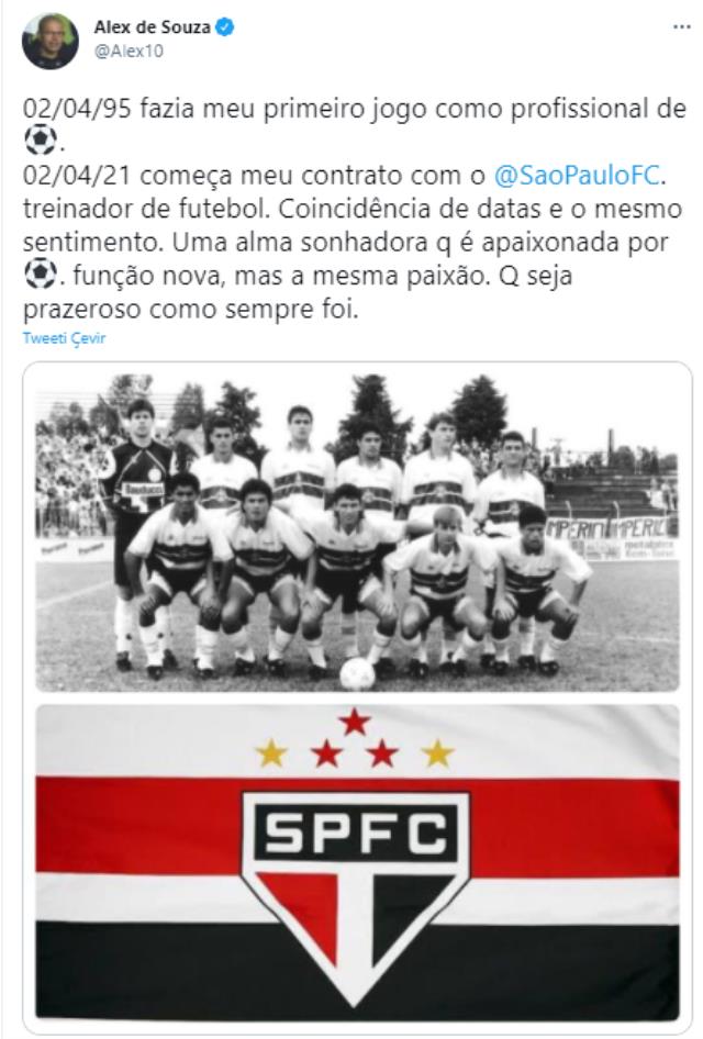 Efsane İsim Artık Teknik Adam! Alex De Souza Teknik Adam Olarak Çalışmaya Başladığını Duyurdu