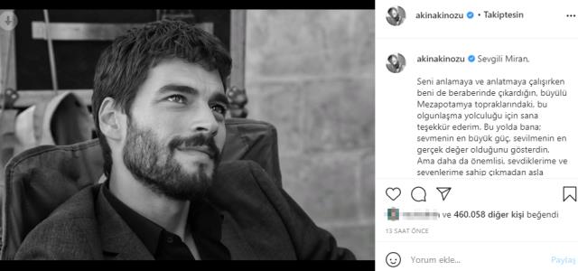 Hercai dizisi final yaptı! Akın Akınözü ve Ebru Şahin'den duygusal paylaşımlar geldi