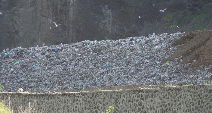 Giresun&#039;da sızıntı tespit edilen çöp tesisinin faaliyetine durdurma