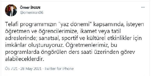 Milli Eğitim Bakanlığı, telafi eğitiminin detaylarını paylaştı! Öğretmenlere ek ders ücreti verilecek