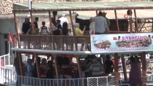 Sakin şehir Halfeti'de turizm hareketliliği başladı