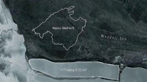 Antarktika'dan dünyanın en büyük buzdağı koptu