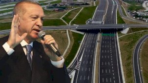 Erdoğan: Kuzey Marmara Otoyolu'nu 45 kilometrelik Nakkaş Başakşehir kısmıyla büyütüp 443 kilometreye çıkarıyoruz