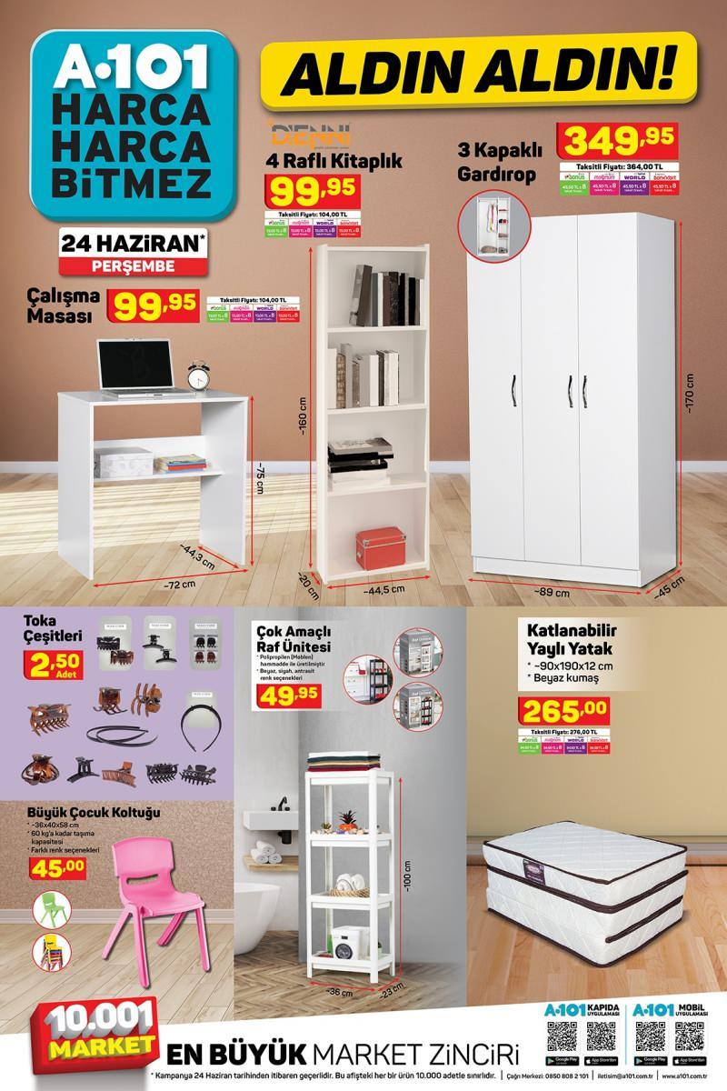 24 Haziran A101 aktüel kataloğu!
