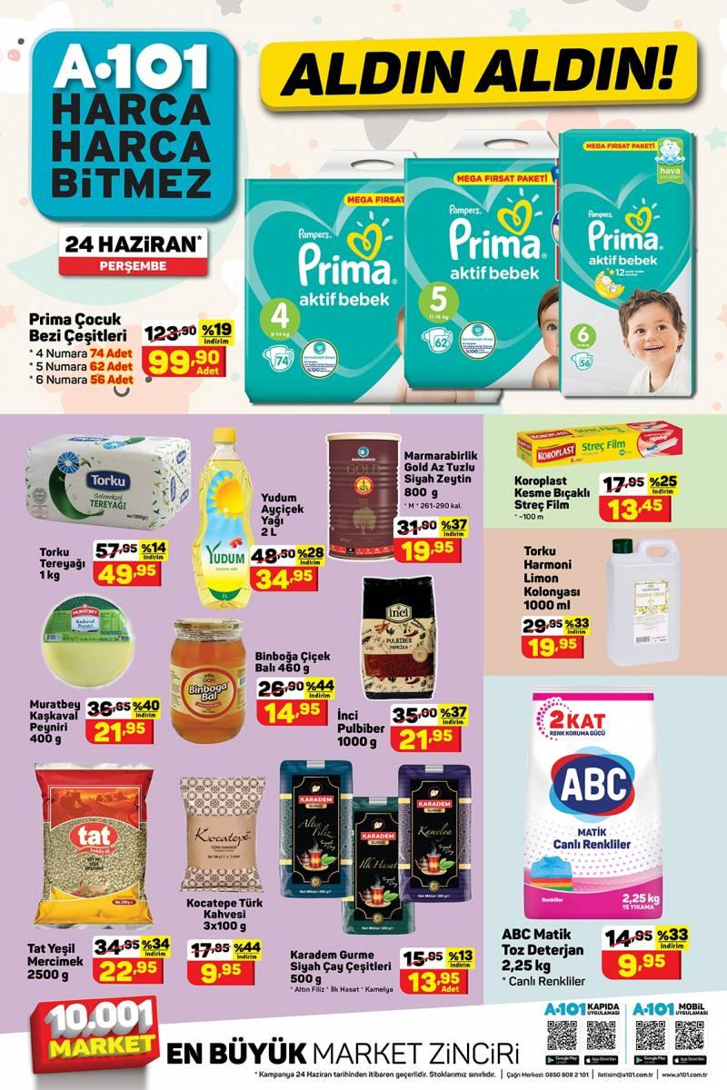 24 Haziran A101 aktüel kataloğu!