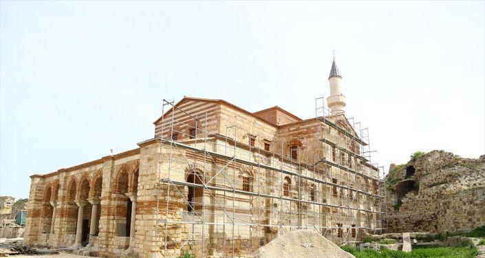 Edirne'deki tarihi Enez Fatih Camisi 56 yıl sonra ibadete açılıyor