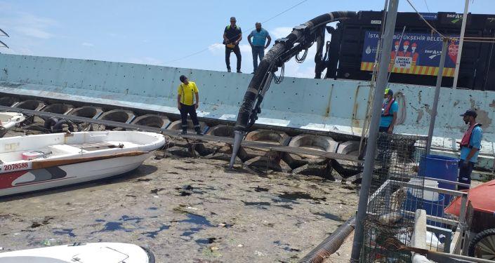 İstanbul Büyükşehir Belediyesi: Müsilajın yüzde 65&#039;ini İBB topladı