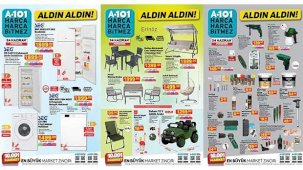 24 Haziran A101 aktüel kataloğu!
