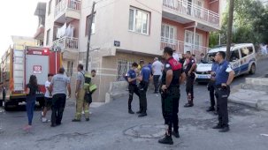 İzmir'de intihar girişimi: Tüpün hortumunu kesip çakmak çaktı