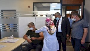 Malatya 1'inci ve 2'inci OSB'de yerinde aşı uygulamaları başladı