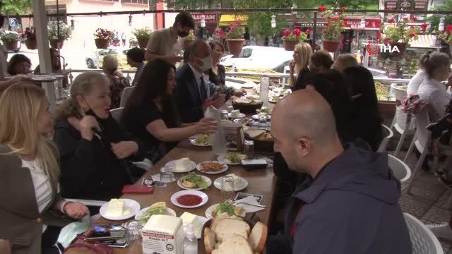 Tava ciğerinin başkenti Edirne'de, renkli görüntüler oluştu