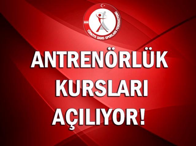 ANTRENÖRLÜK UYGULAMA KURSLARI AÇILIYOR!!!