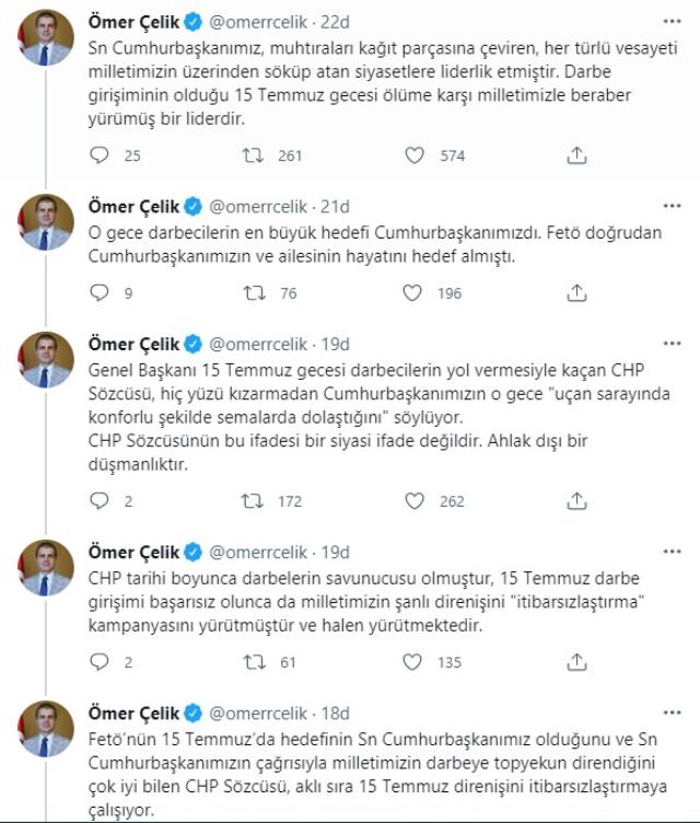 CHP'li Öztrak'ın tepki çeken "15 Temmuz" sözlerine AK Partili Çelik'ten sert yanıt: Ahlak dışı bir düşmanlık
