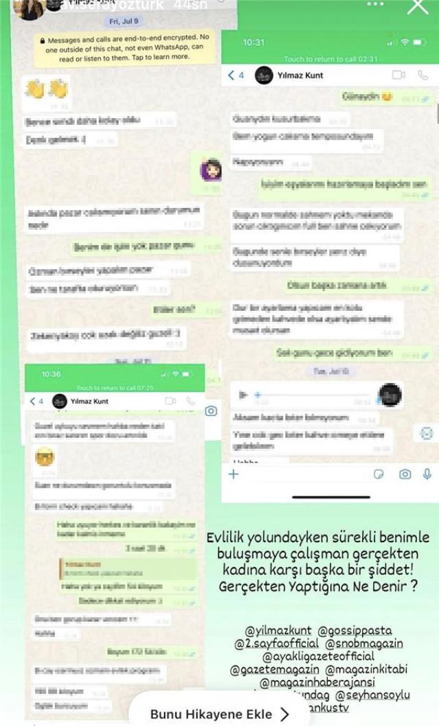 Yılmaz Kunt'un Başka Bir Kadına Attığı Mesajlar Sonrası Gözler Evlilik Kararı Aldığı Sevda Erginci'ye Çevirildi!