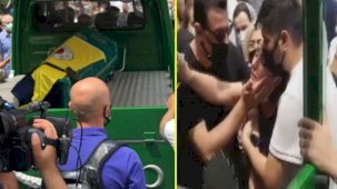 Alişan'ın kardeşinin cenazesinde gözyaşları sel oldu! Acılı eş, "Hakkım helal olsun" diyerek feryat etti