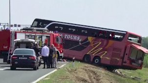 Hırvatistan'da yolcu otobüsü şarampole yuvarlandı: 10 ölü, 45 yaralı