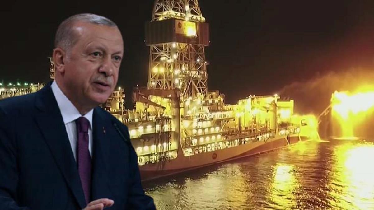 Tarihi anlar! Cumhurbaşkanı Erdoğan&#039;ın katılımıyla Karadeniz&#039;de bulunan doğal gaz yakıldı