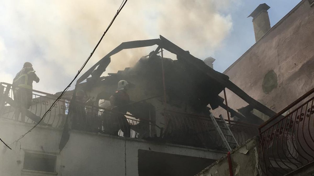 Aydın'da kullanılmayan bir binada yangın çıktı