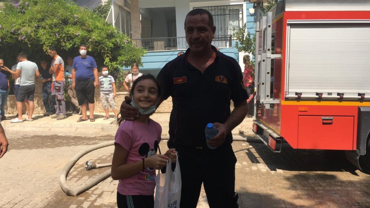 Aydın'da kullanılmayan bir binada yangın çıktı