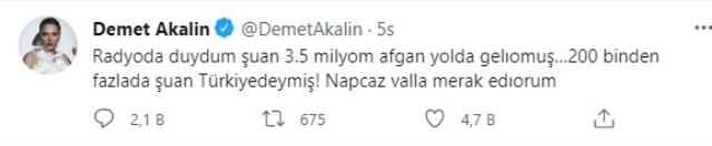 Ünlü şarkıcı Demet Akalın isyan etti