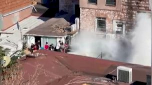 İstanbul Kapalıçarşı girişinde yangın paniği