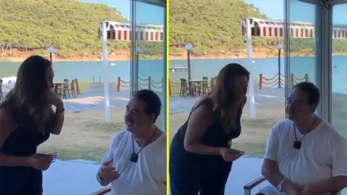 İbrahim Tatlıses ve Hülya Avşar ziyaretinde renkli anlar