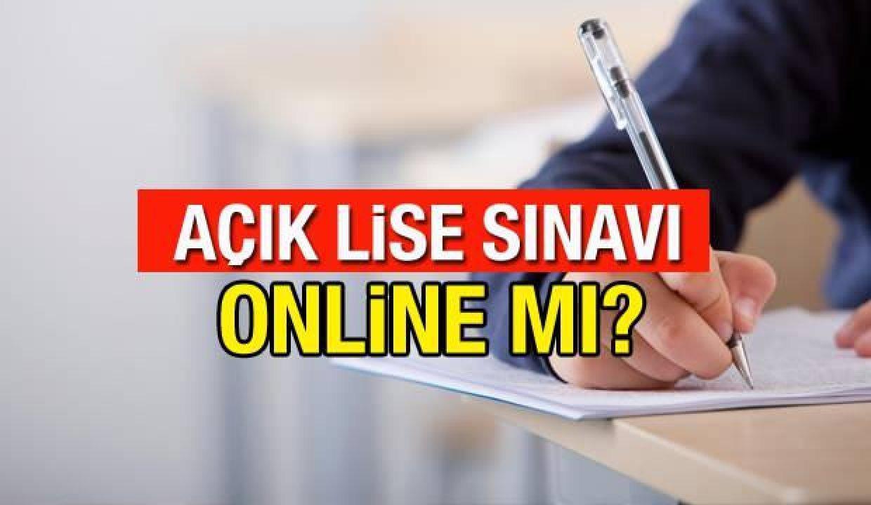 AÖL kayıtları ne zaman sona erecek? MEB  AÖL 1. dönem sınavları online mı yoksa yüz yüze mi yapılacak?