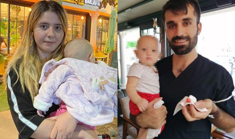 Beren bebek karpuz yüzünden boğulma tehlikesi yaşadı