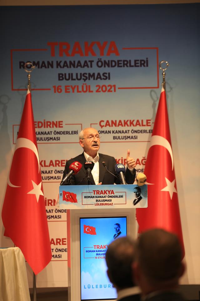 CHP Genel Başkanı Kılıçdaroğlu, "Roman Kanaat Önderleri Buluşması"nda konuştu Açıklaması