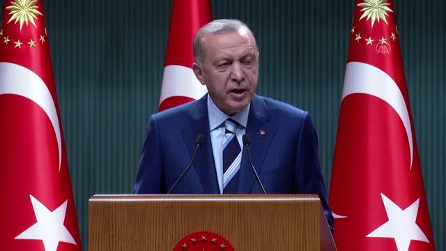 Cumhurbaşkanı Erdoğan, Kabine Toplantısı'nın ardından millete seslendi: (3)