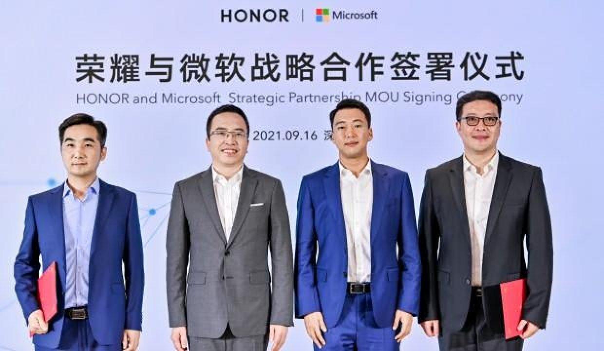 HONOR ve Microsoft’tan stratejik ortaklık