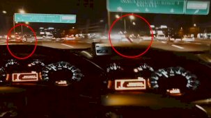 Adım adım dehşet! Otomobil motosiklete çarptı