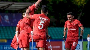 Ampute Milli Futbol Takımı, Avrupa Şampiyonası'nda çeyrek finale yükseldi